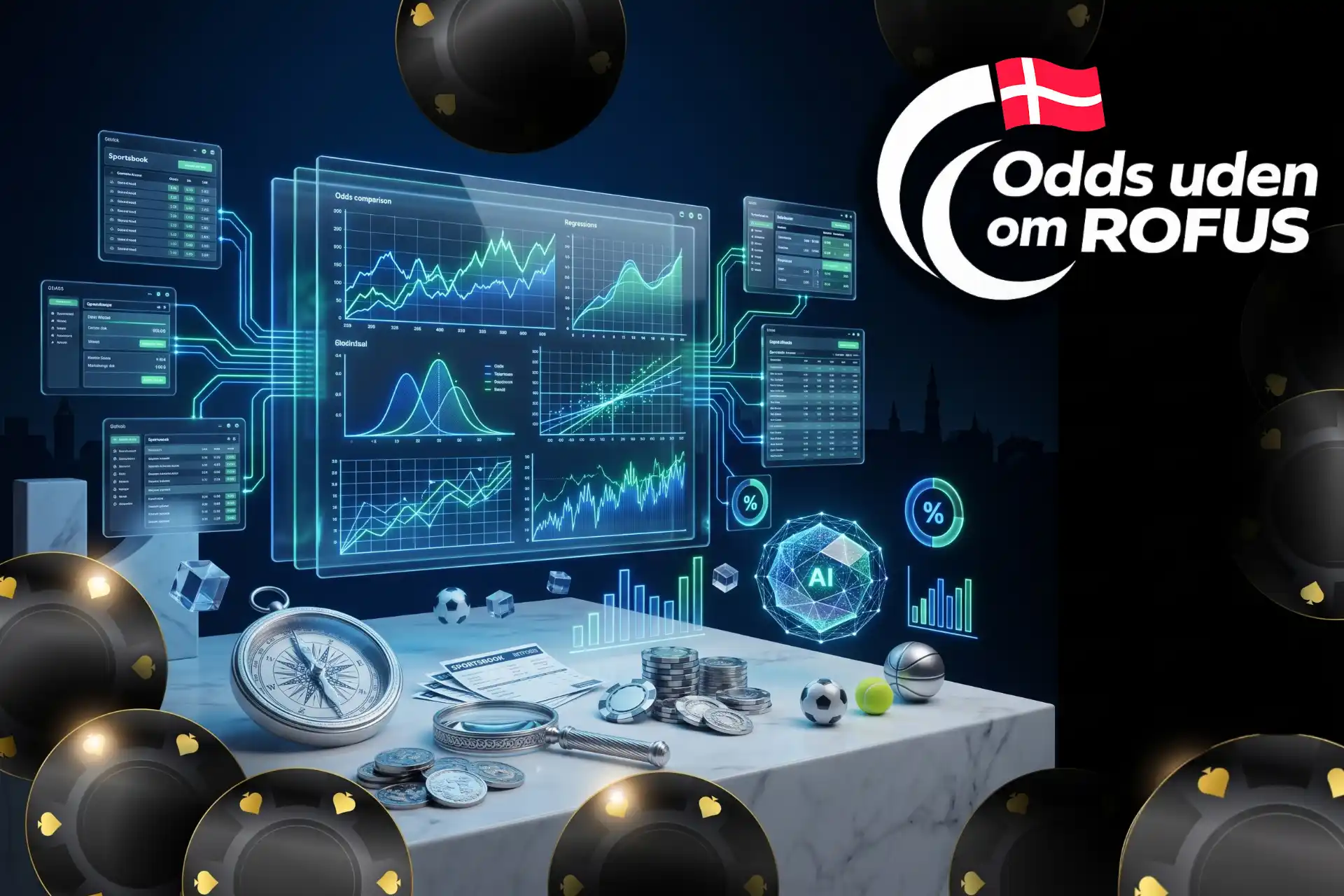 Betting uden om ROFUS med sammenligning af odds og bookmakermargin.