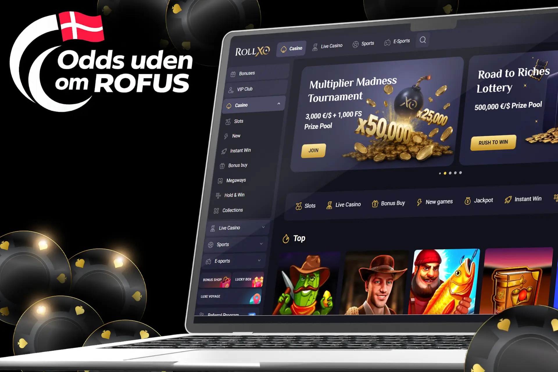 Anmeldelse af den udenlandske bookmaker RollXO